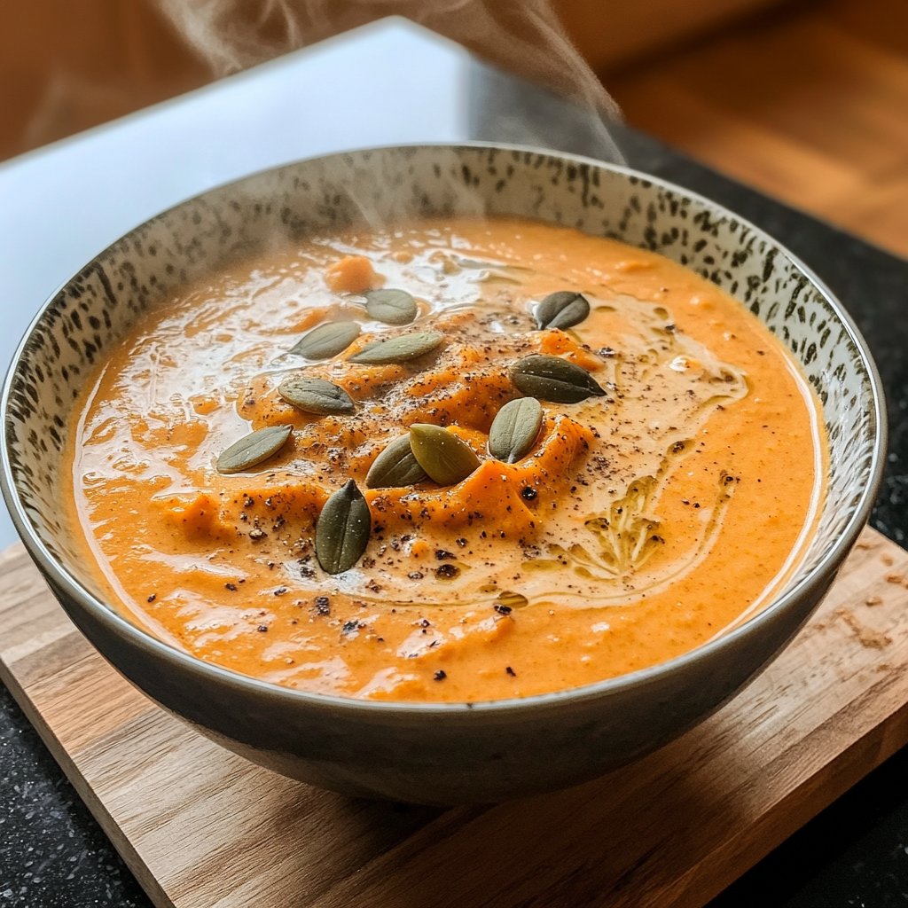 Kürbissuppe cremig ohne Sahne