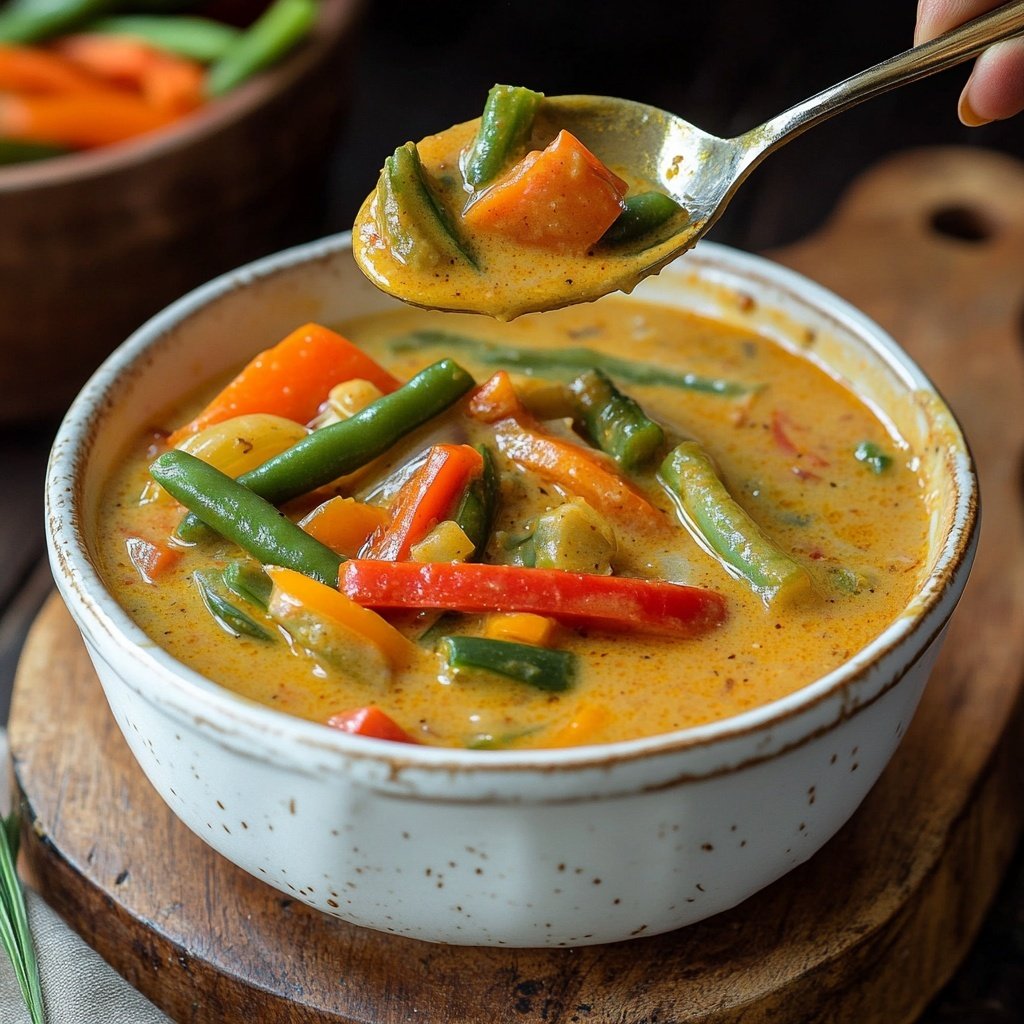 Vegetarisches Thai-Curry mit Gemüse