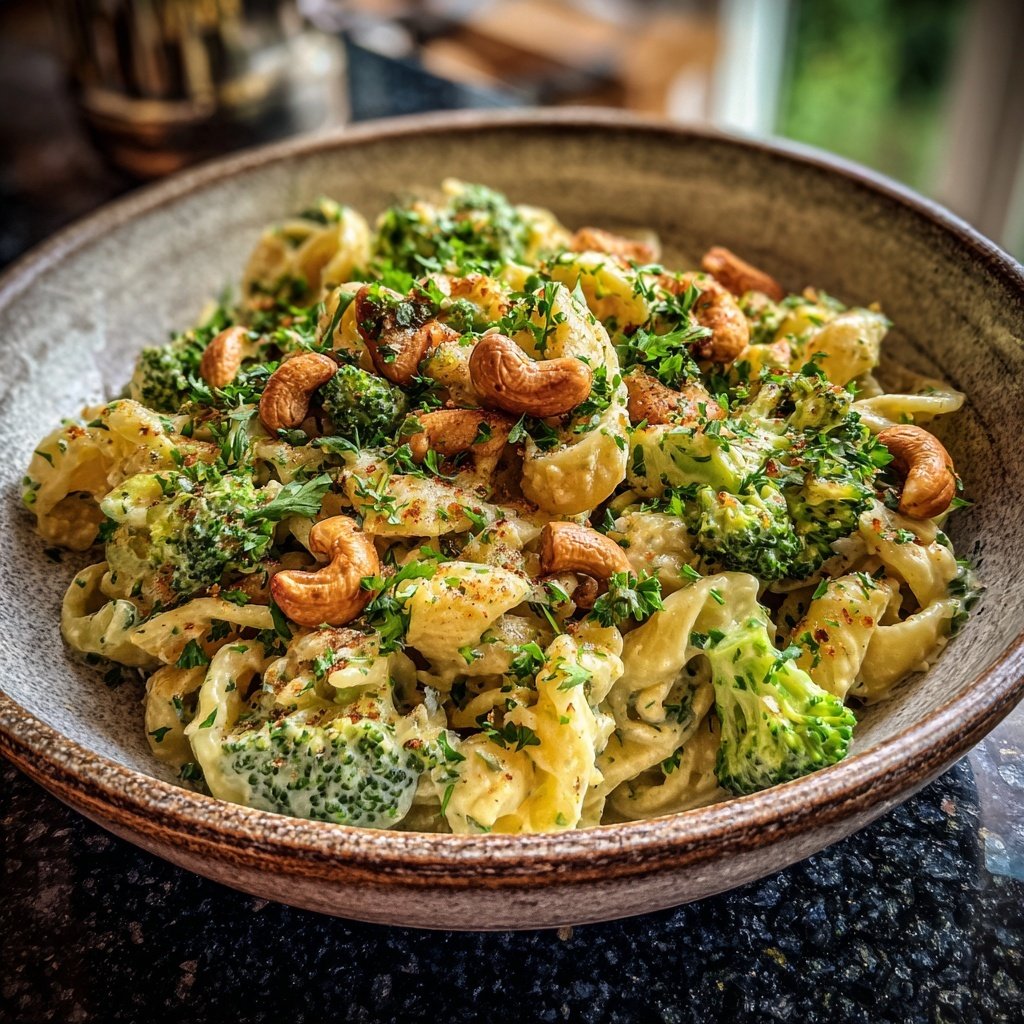 Brokkoli Cashew Pasta