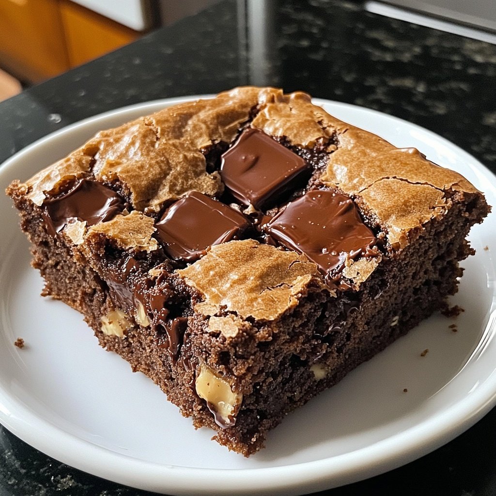 Fudgy Chewy Browkies (Brookies)