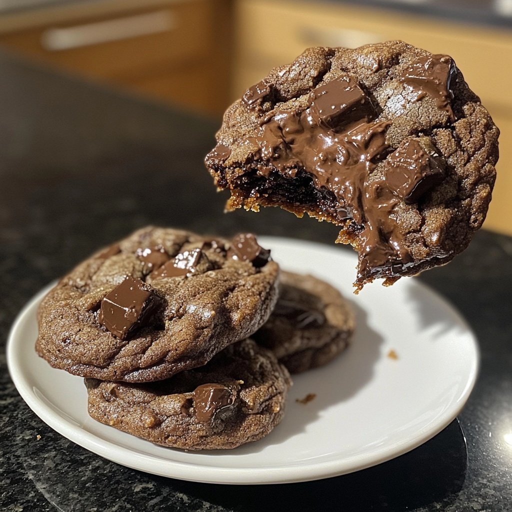 Double Chocolate Cookies