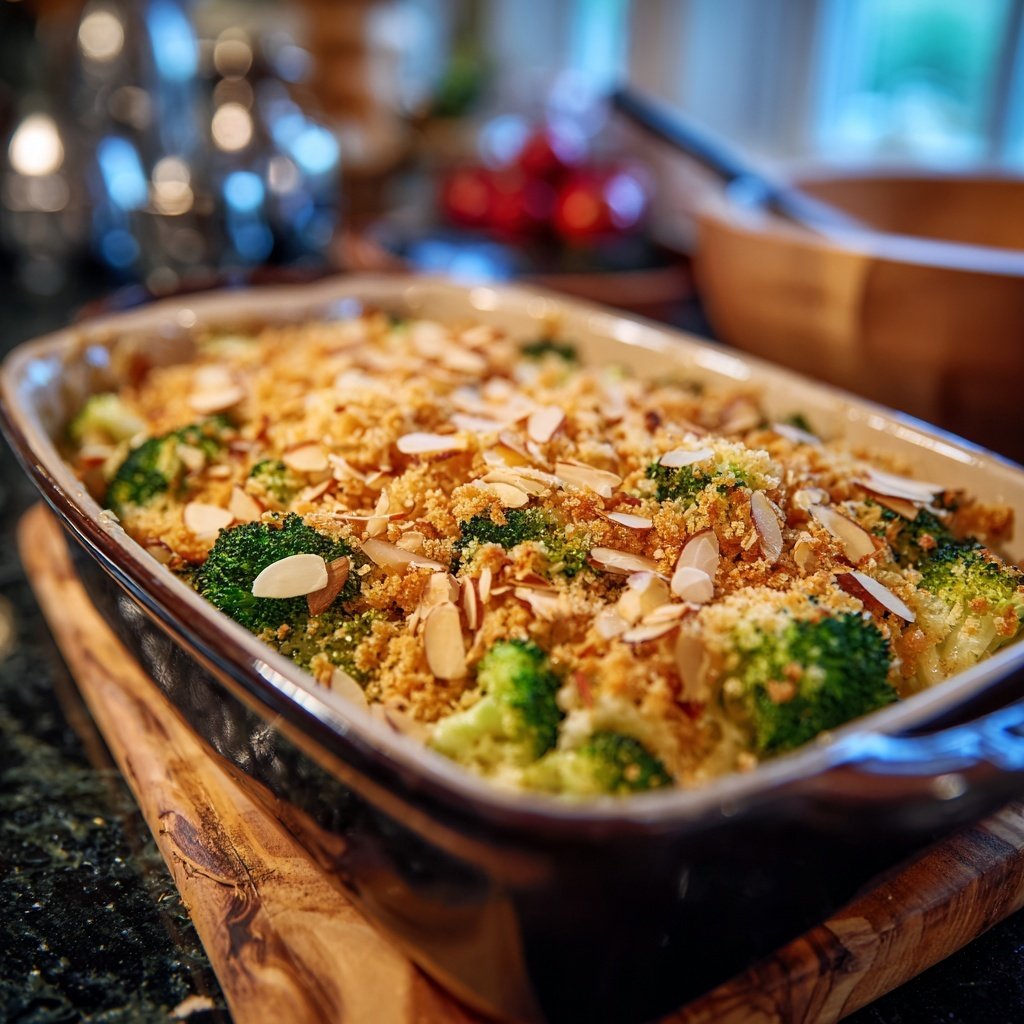 Brokkoli Mandel Auflauf