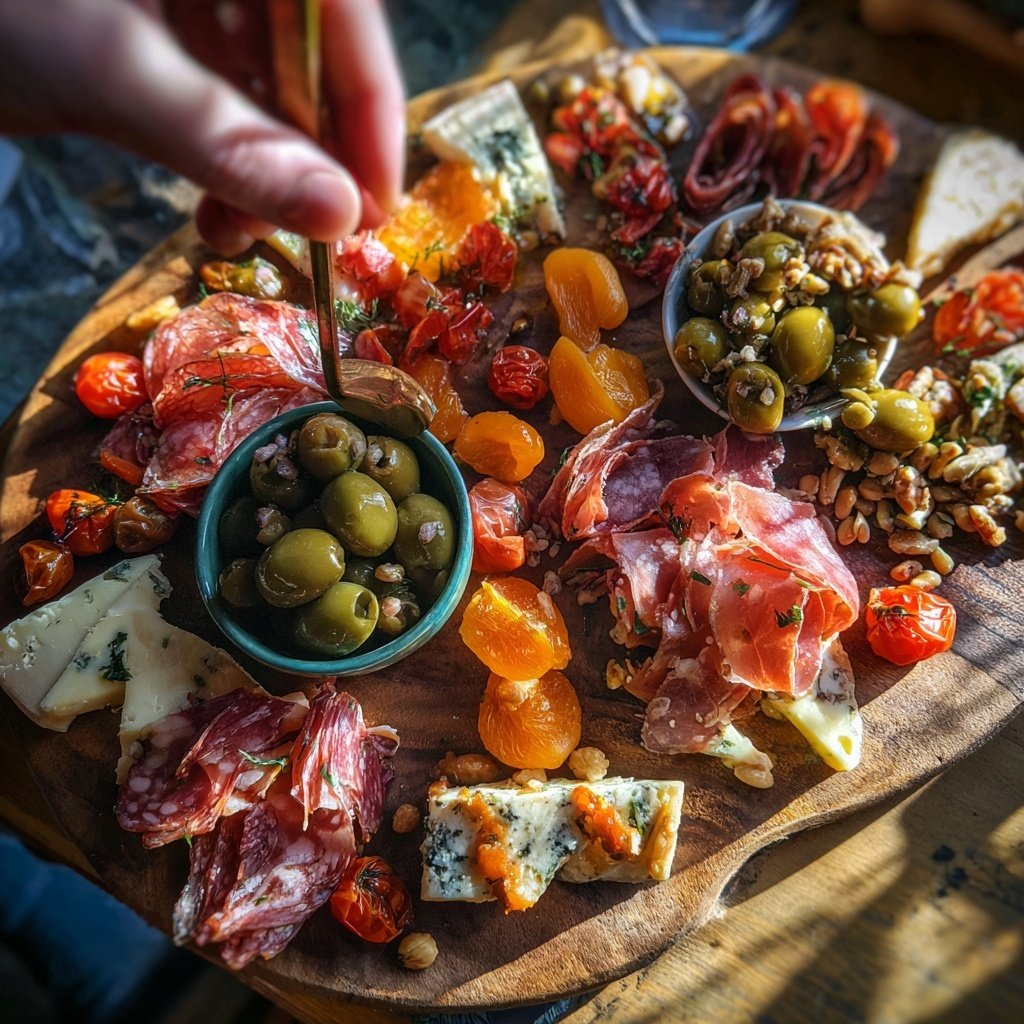 Romantische Tapas-Auswahl