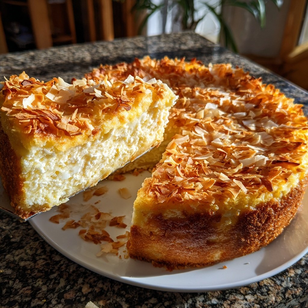 Käsekuchen mit Kokos