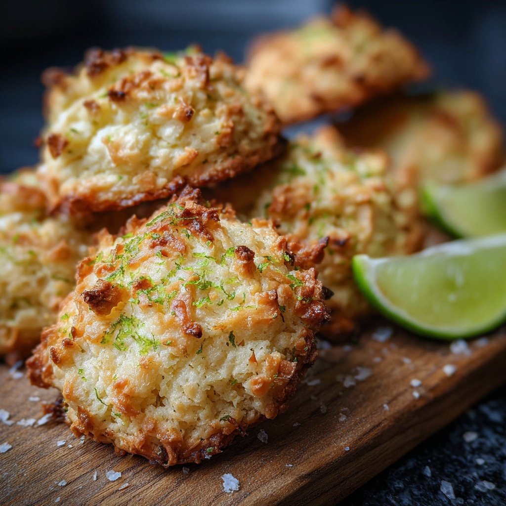 Cookies mit Kokos und Limette