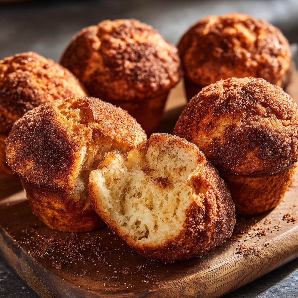 Muffins mit Zimtkruste