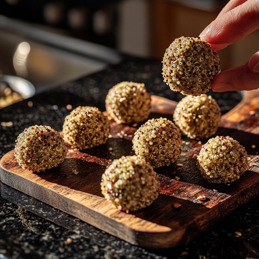Protein Bällchen gesunder Snack