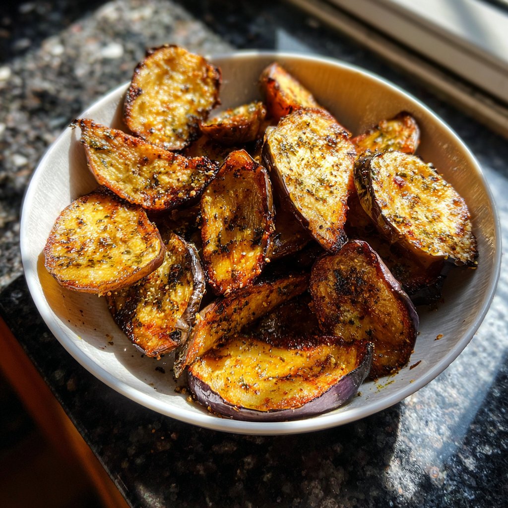 Auberginen aus der Pfanne leicht