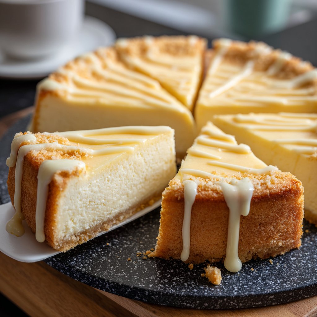 Käsekuchen mit Vanille